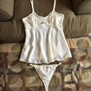 Cinema Exoile sexy chiffon and lace teddy